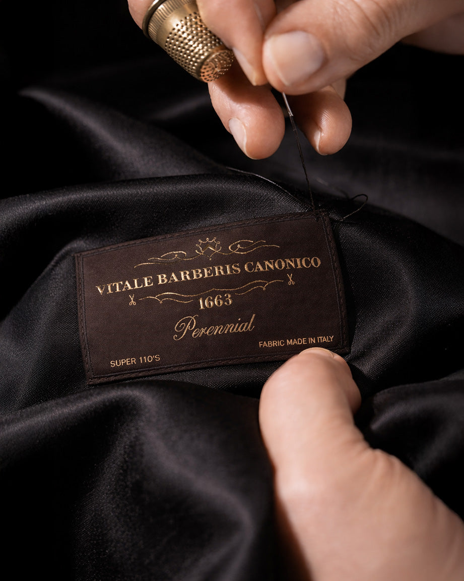 Signature Navy Herringbone mit Side Adjusters