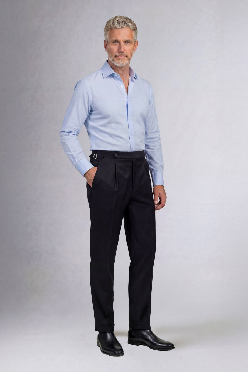 Wollhose mit Side Adjusters – Schwarz