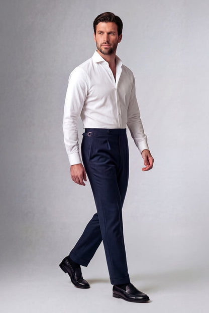 Signature Navy Herringbone mit Side Adjusters