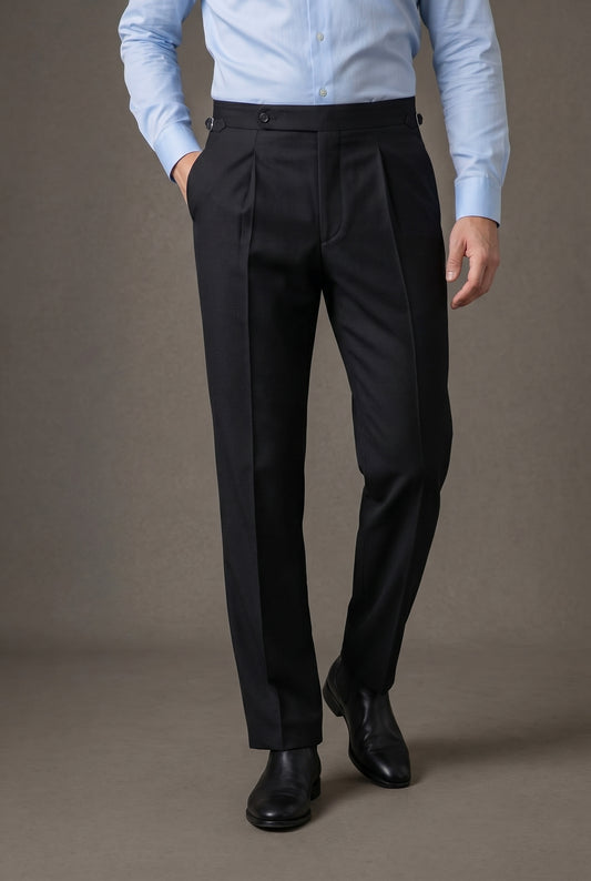 Wollhose mit Side Adjusters – Schwarz