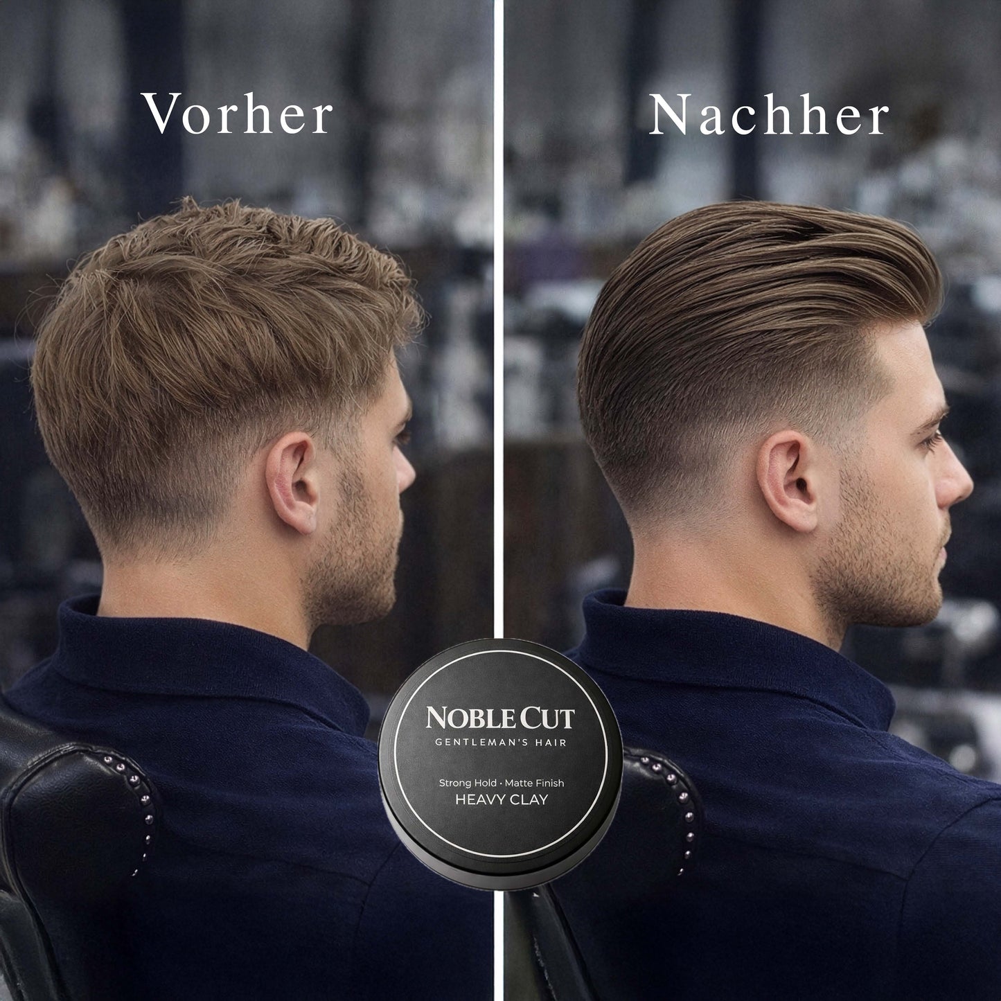 Heavy Clay – Halt & Struktur - Mittel bis dichtes Haar