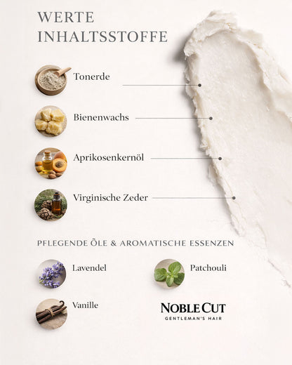 Premium Inhaltsstoffe im Noble Cut Heavy Clay