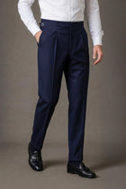 Wollhose mit Side Adjusters – Navy