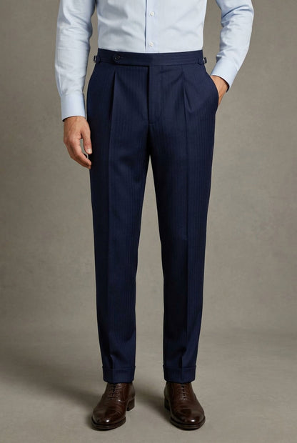 Signature Navy Herringbone mit Side Adjusters