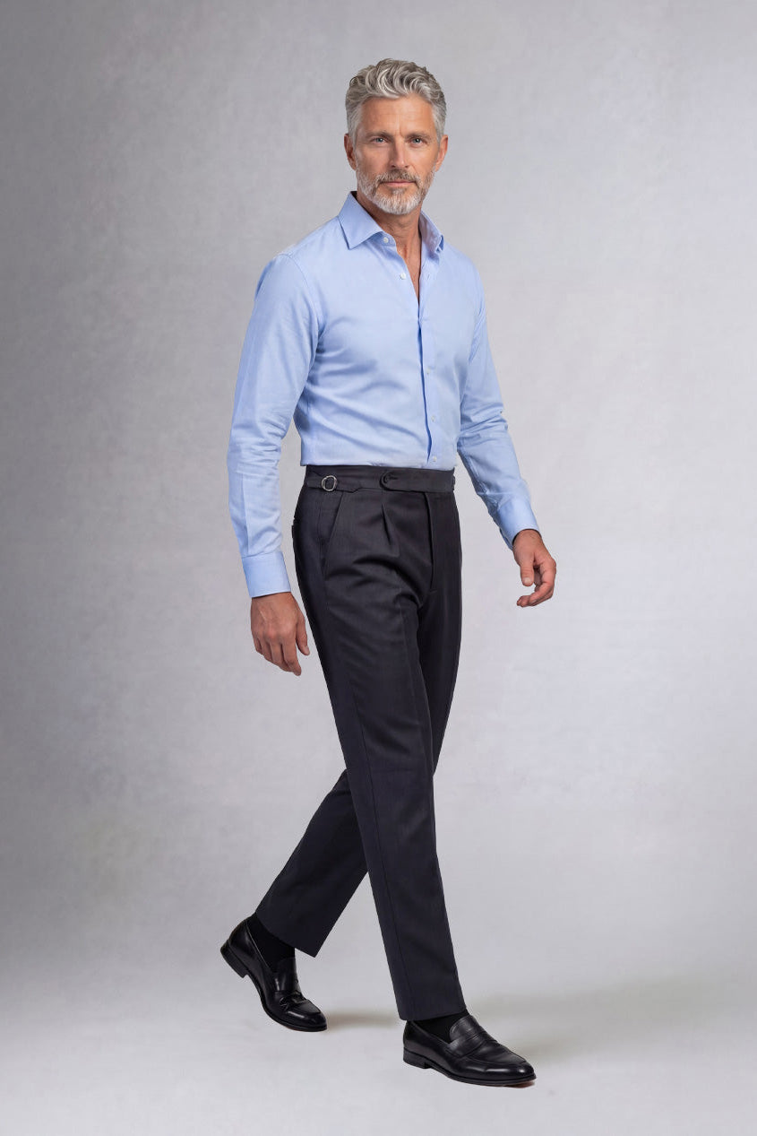 Wollhose mit Side Adjusters – Dunkelgrau