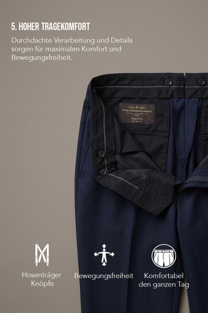 Wollhose mit Side Adjusters – Navy