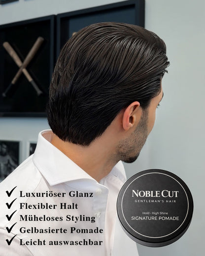 Männerfrisur mit Pomade für Glanz, Halt und gepflegten Look