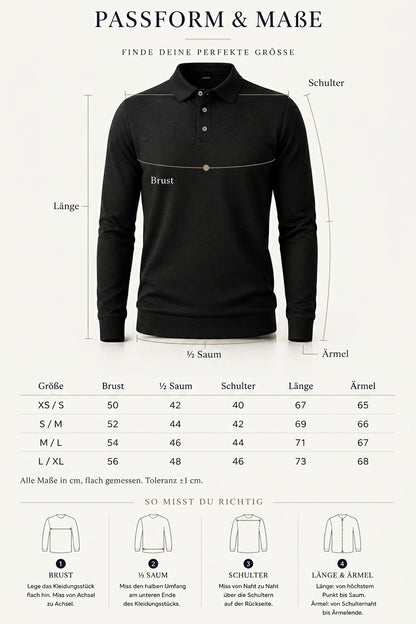 Zip-Pullover Beige - Merinowolle